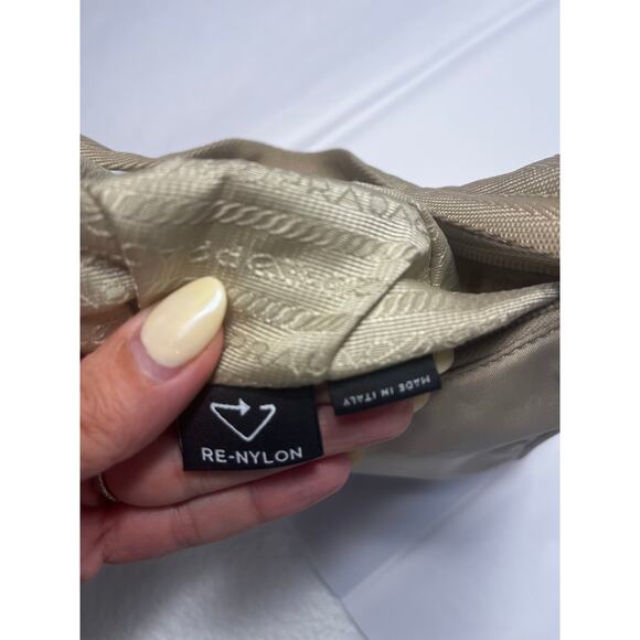 Prada  Re-Nylon Saffiano Mini Re-Edition 2000 Bag Deserto - Picture 11 of 15